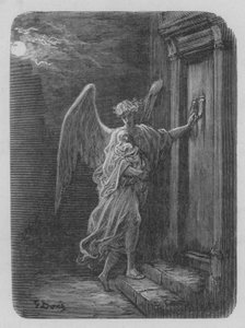 El ángel de la caridad de Gustave after Dore